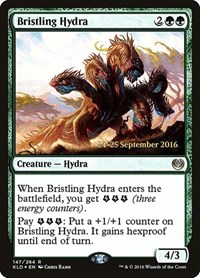 Bristling Hydra, Prerelease Cards