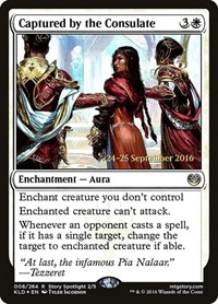 Captured by the Consulate, Prerelease Cards