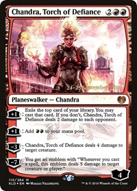 Chandra, Torch of Defiance, Prerelease Cards