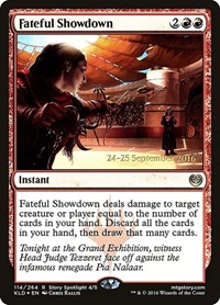 Fateful Showdown, Prerelease Cards