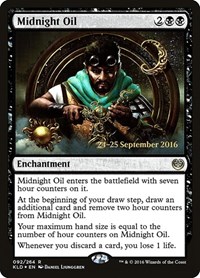 Midnight Oil, Prerelease Cards