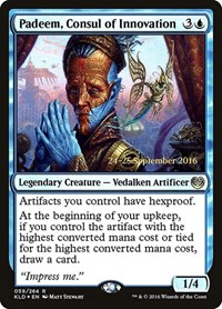 Padeem, Consul of Innovation, Prerelease Cards