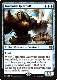 Torrential Gearhulk, Prerelease Cards