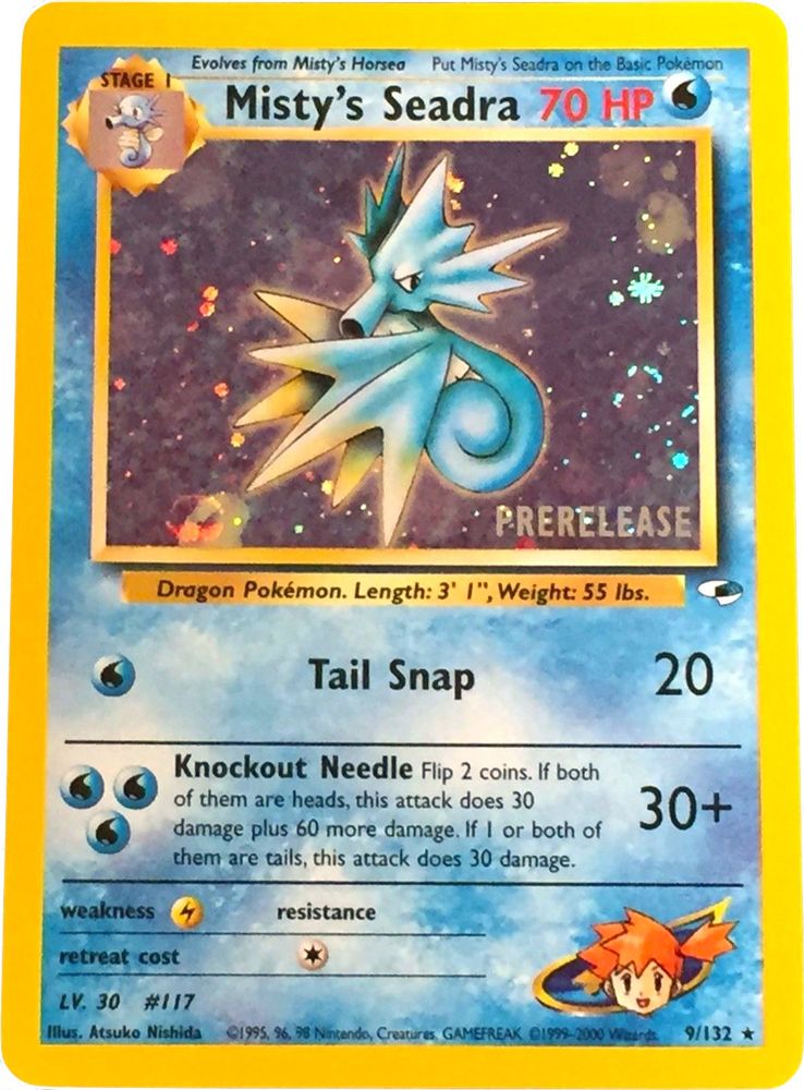 Misty's Seadra (Prerelease)