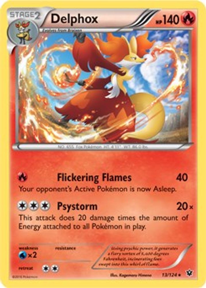 Delphox - 13/124 (XY Fates Collide)