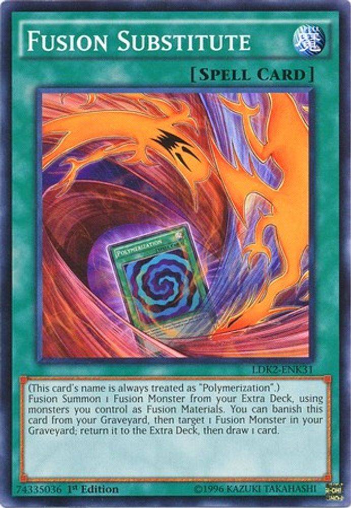 Fusion Substitute, 1st-edition, front