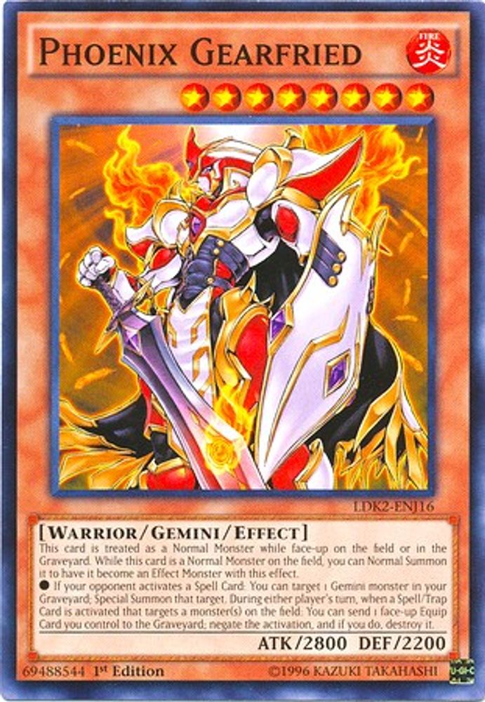 Phoenix Gearfried, 1st-edition, front