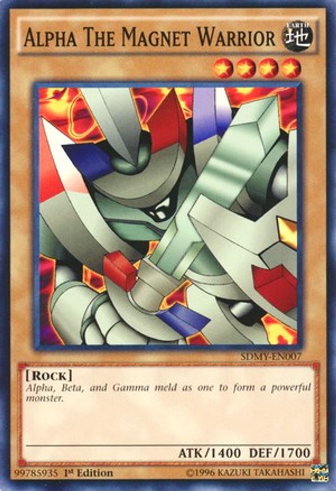 Alpha The Magnet Warrior, 1st-edition, front