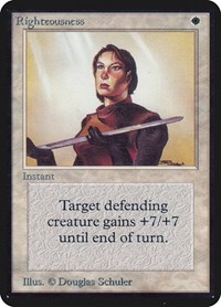 Righteousness, Alpha Edition