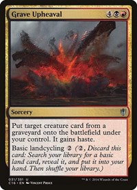 Grave Upheaval, Commander 2016