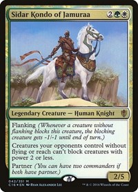 Sidar Kondo of Jamuraa, Commander 2016