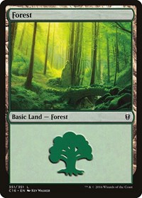 Forest (351), Commander 2016