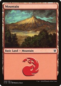 Mountain (346), Commander 2016