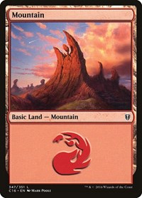 Mountain (347), Commander 2016
