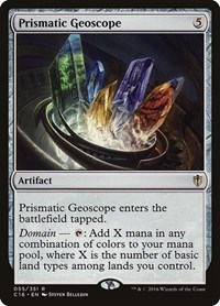 Prismatic Geoscope, Commander 2016