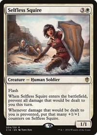 Selfless Squire, Commander 2016