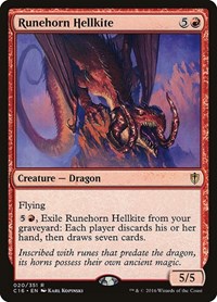 Runehorn Hellkite, Commander 2016