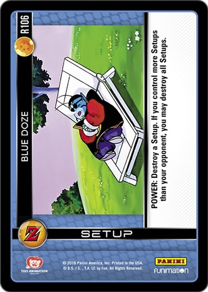 Blue Doze, Standard, front