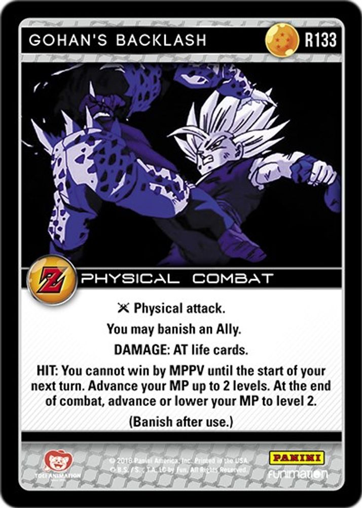Gohan's Backlash, Standard, front