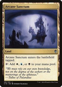 Arcane Sanctum, Commander 2016