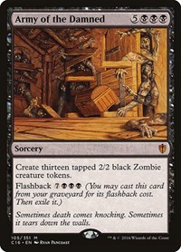 Army of the Damned, Commander 2016