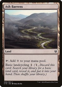 Ash Barrens, Commander 2016