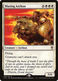 Blazing Archon, Commander 2016