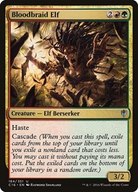 Bloodbraid Elf, Commander 2016
