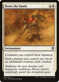 Brave the Sands, Commander 2016