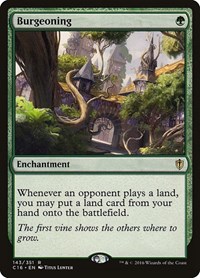 Burgeoning, Commander 2016
