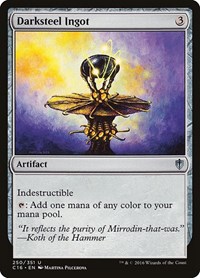 Darksteel Ingot, Commander 2016