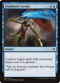 Disdainful Stroke, Commander 2016