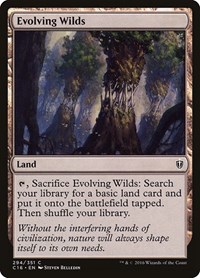 Evolving Wilds, Commander 2016