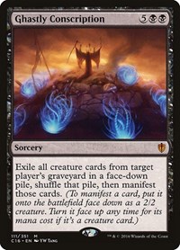 Ghastly Conscription, Commander 2016