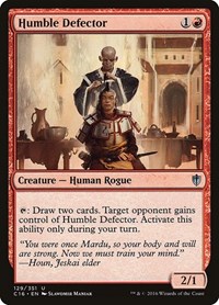 Humble Defector, Commander 2016