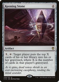 Keening Stone, Commander 2016