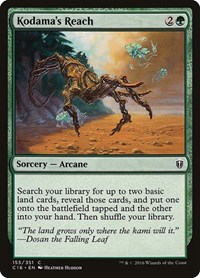 Kodama's Reach, Commander 2016