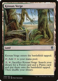 Krosan Verge, Commander 2016