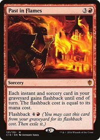 Past in Flames, Commander 2016