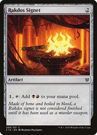 Rakdos Signet, Commander 2016