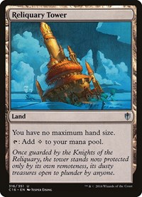 Reliquary Tower, Commander 2016