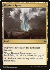 Rupture Spire, Commander 2016