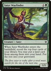 Satyr Wayfinder, Commander 2016
