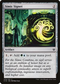 Simic Signet, Commander 2016