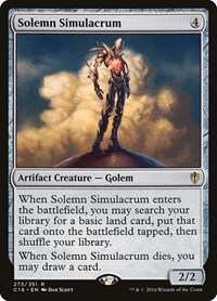 Solemn Simulacrum, Commander 2016
