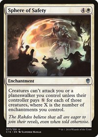 Sphere of Safety, Commander 2016