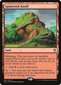 Spinerock Knoll, Commander 2016