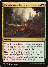 Treacherous Terrain, Commander 2016
