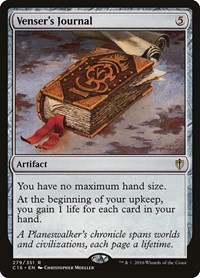 Venser's Journal, Commander 2016
