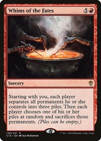 Whims of the Fates, Commander 2016